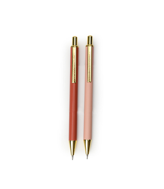 Designworks Mechanical Pencils- Rosewood + Blush