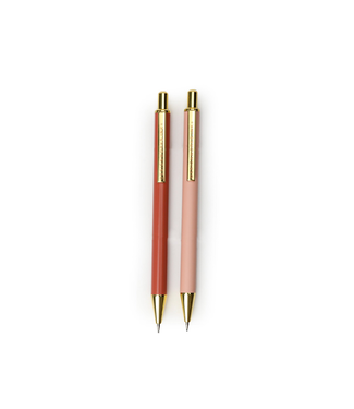 Designworks Mechanical Pencils- Rosewood + Blush