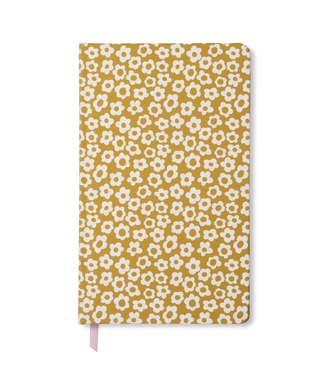 Ochre Floral Soft Touch Journal