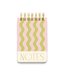 Designworks Wavy Stripes Chunky Twin Wire Notepad