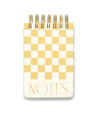 Designworks Checks Chunky Twin Wire Notepad