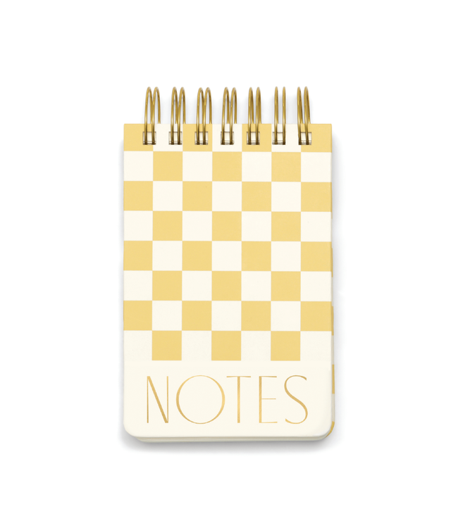 Designworks Checks Chunky Twin Wire Notepad