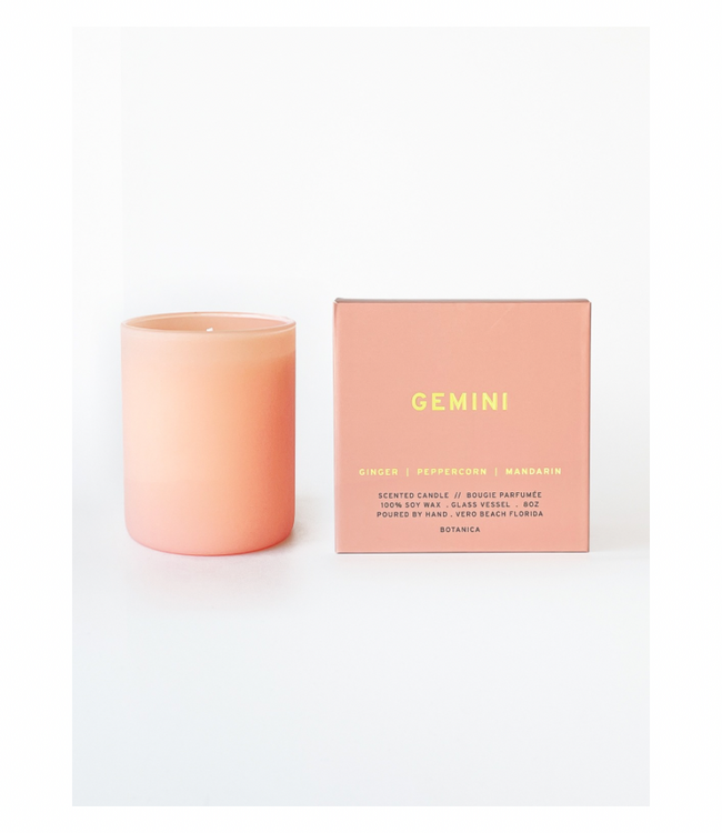 Gemini Zodiac Candle