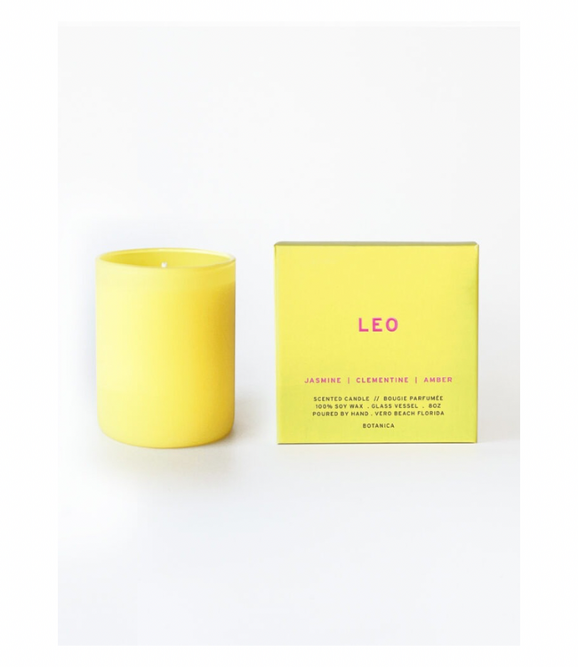 Leo Zodiac Candle