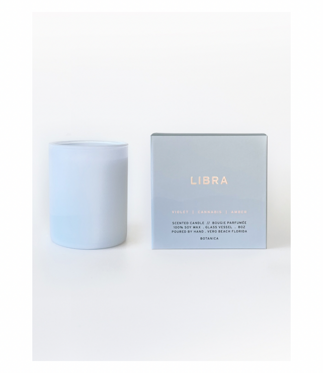 Libra Zodiac Candle