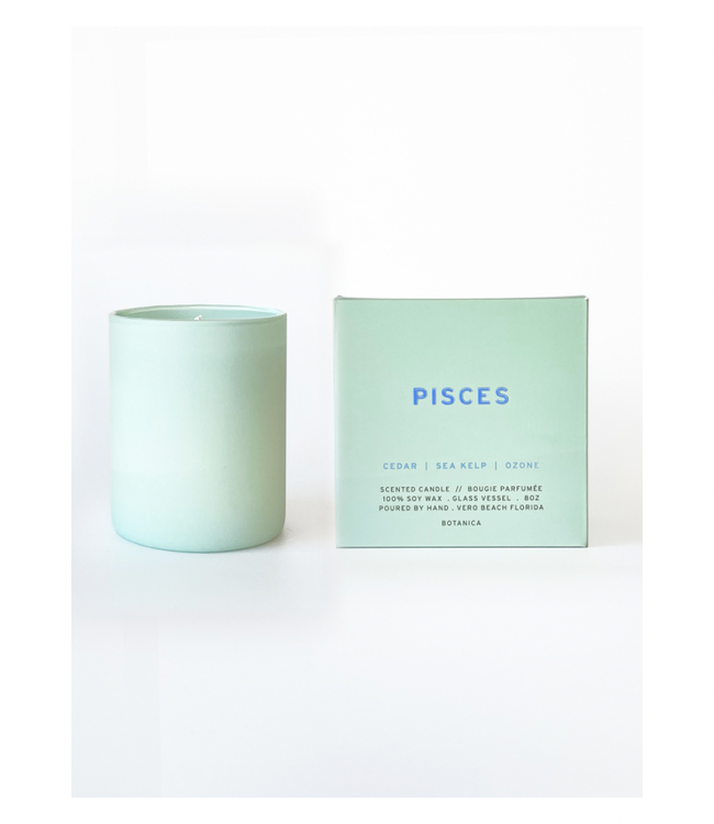 Pisces Zodiac Candle