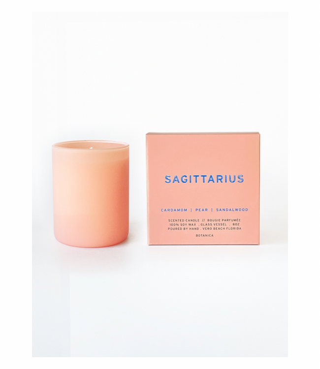 Sagittarius Zodiac Candle