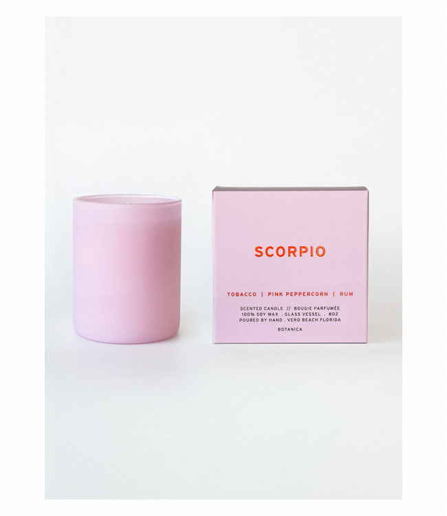 Scorpio Zodiac Candle
