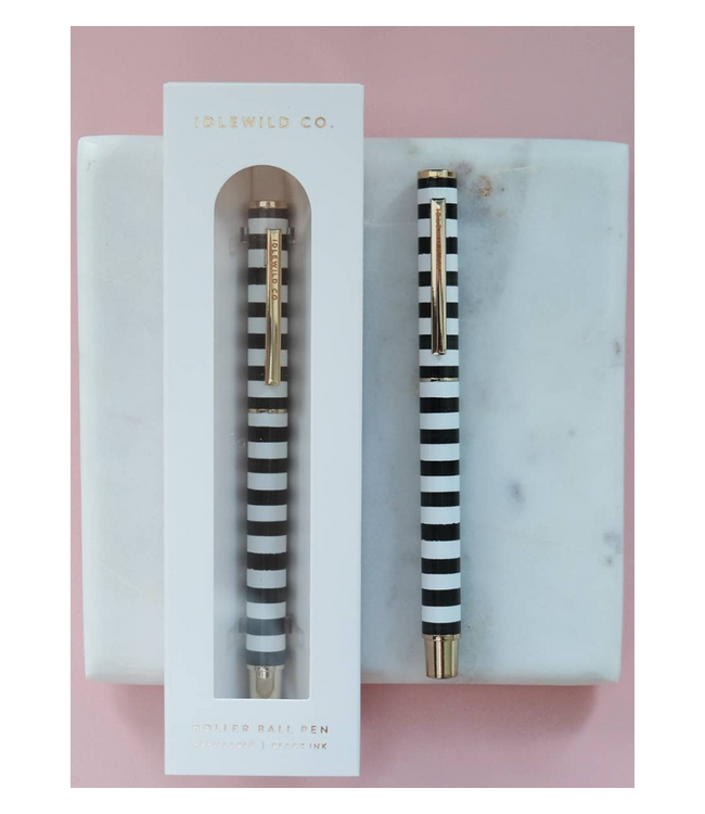 Black & White Rollerball Luxe Pen