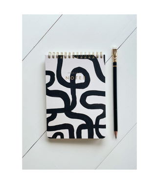 Idlewild Co. Black & White Squiggle Jotter