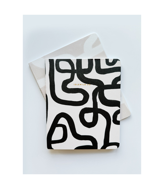 Idlewild Co. Black & White Squiggle Notebook Duo