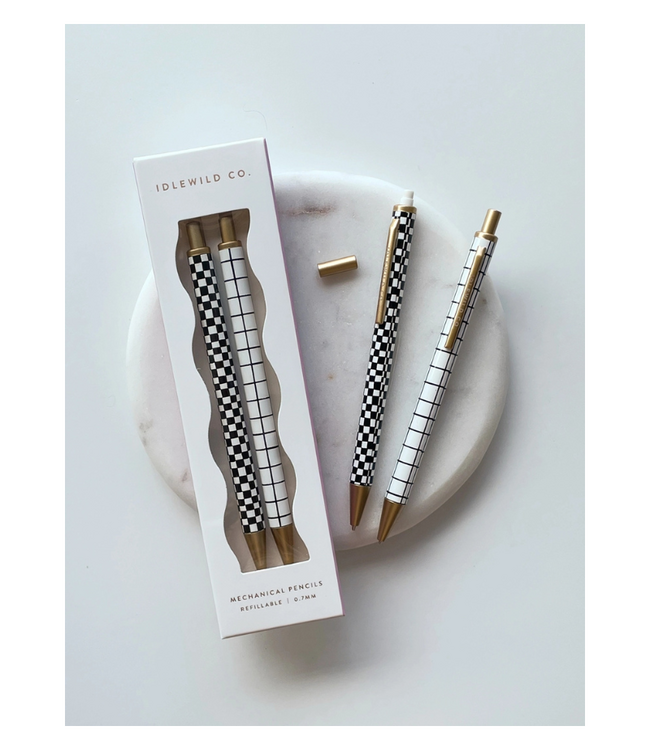 Grid & Checks Mechanical Pencils