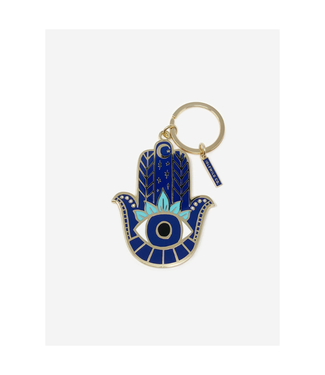 Idlewild Co. Hamsa Enamel Keychain