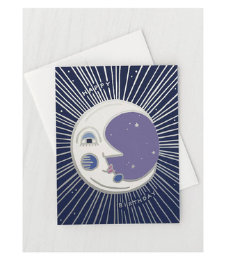 Moon Birthday Card