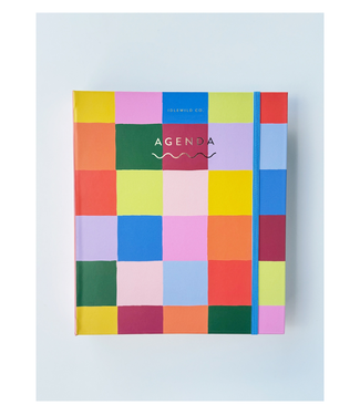 Idlewild Co. Rainbow Check Perpetual Planner