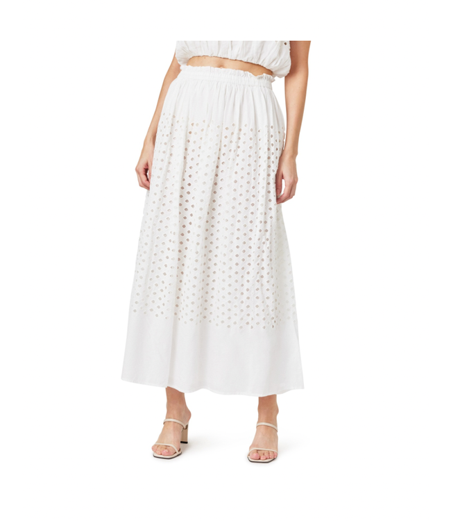 Habitual Eyelet Maxi Skirt
