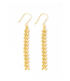 Ink + Alloy Parker V chain earring 18k brass