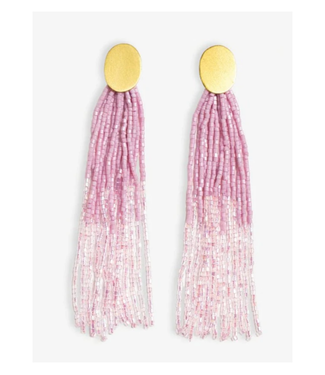 Mae tassel earrings Light Lavender