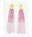 Ink + Alloy Mae tassel earrings Light Lavender