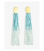 Ink + Alloy Mae tassel earrings Light Blue