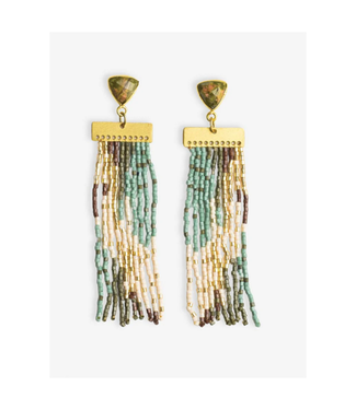 Ink + Alloy Lilah earrings Safari