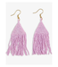 Ink + Alloy Lexie solid beaded fringe earrings