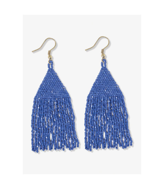 Ink + Alloy Lexie solid beaded fringe earrings