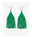 Ink + Alloy Lexie solid beaded fringe earrings