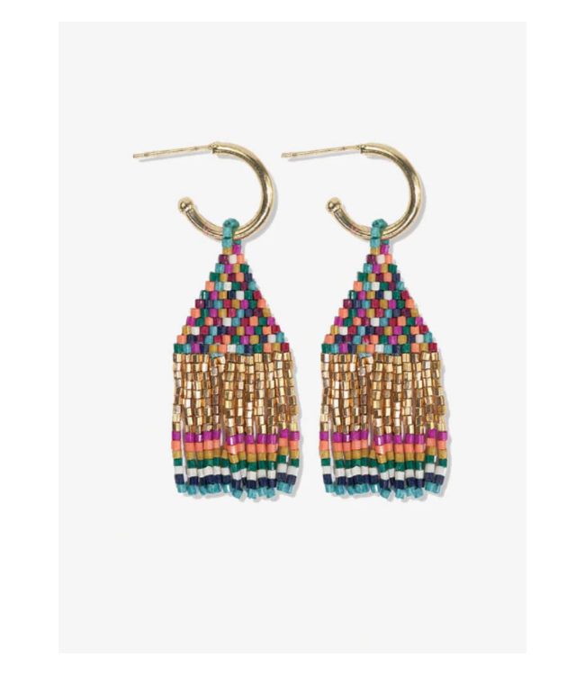 Leta mini gold hoop earrings muted
