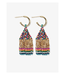 Ink + Alloy Leta mini gold hoop earrings muted