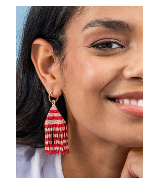 James mini gold hoop earrings Poppy