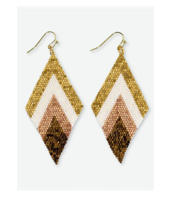 Frida earrings mixed matellic