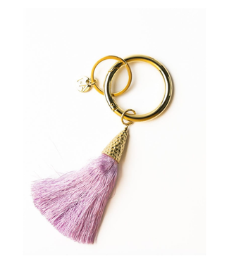 Eloise tassels for key rings lilac