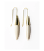Elizabeth ceramic spike earring white