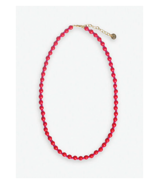 Drew necklace Red