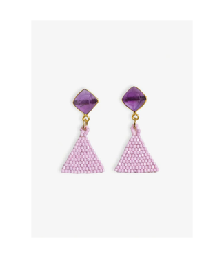 Ink + Alloy Celia small triangle drop