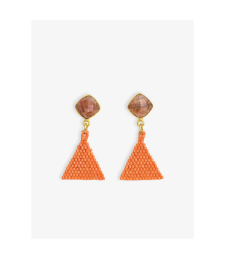 Ink + Alloy Celia small triangle drop