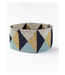 Ink + Alloy Brooklyn triangles beaded stretch bracelet blue