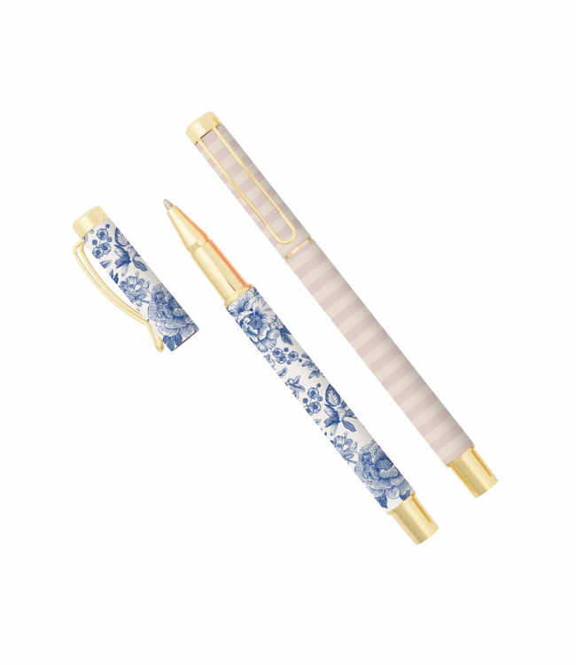 Blue Delft Metal Pen Set