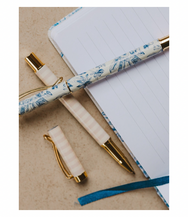 Blue Delft Metal Pen Set