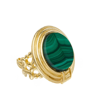 Susan Shaw Roma Ring-Malachite Susan Shaw Roma Ring-Malachite