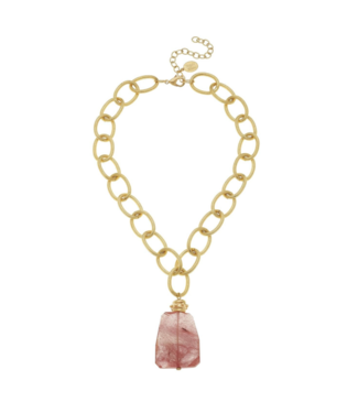 Susan Shaw Elizabeth Quartz Necklace-CH