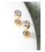Adorn512 Crystal Bezel Screw Back Studs