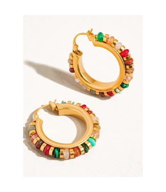 Flanerie Capri Hoop Earrings
