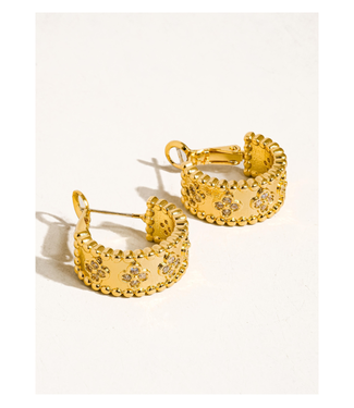 Flanerie Ismael Hoop Earrings