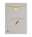 Lucky Feather Zodiac Gold Necklace- Sagittarius