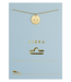 Lucky Feather Zodiac Gold Necklace- Libra