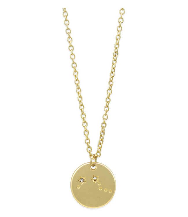 Zodiac Gold Necklace- Aries