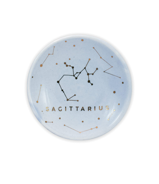 Lucky Feather Zodiac Dish- Sagittarius
