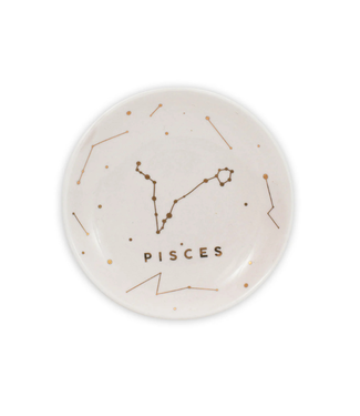 Lucky Feather Zodiac Dish- Pisces